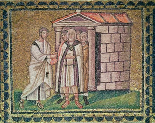 Judas se repent, Scènes de la vie du Christ (mosaïque)